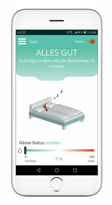 Die intelligente Betteinlage - App