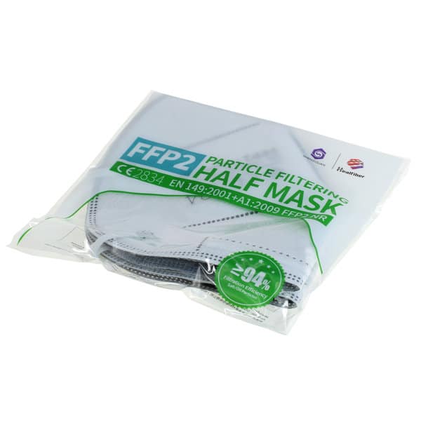 FFP2 NR Atemschutzmaske SQ (filtrierende Halbmaske ohne Ventil) - 40er Dispenserbox - Details