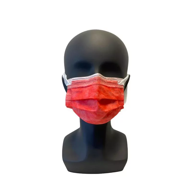 Kindermaske rot - Front Ansicht
