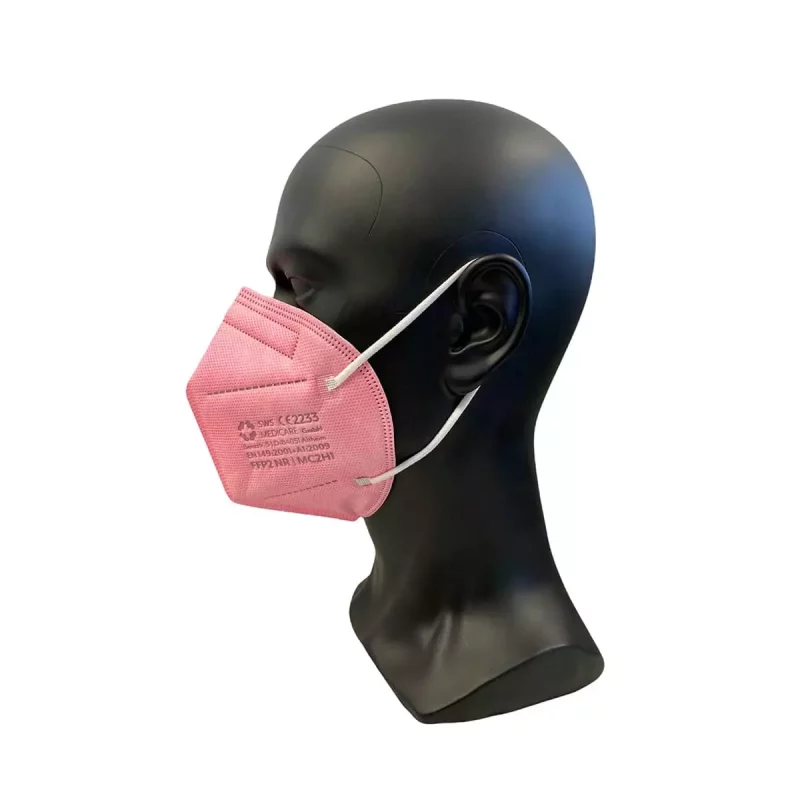 SWS Medicare FFP2 Maske rosa - Seitenansicht 2